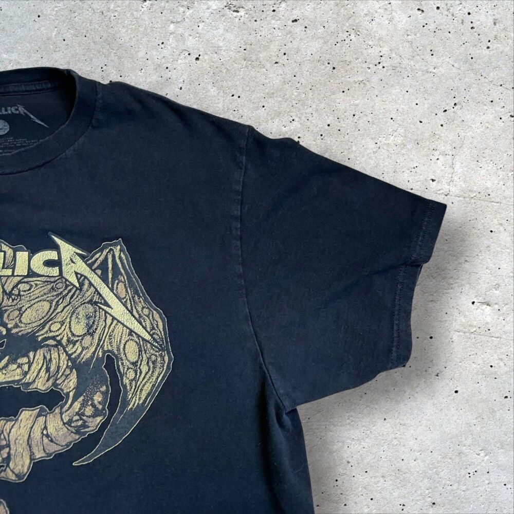 Metallica "Wherever I May Roam" T-Shirt Skull Snake Graphic Black Men's L - Picture 5 of 10